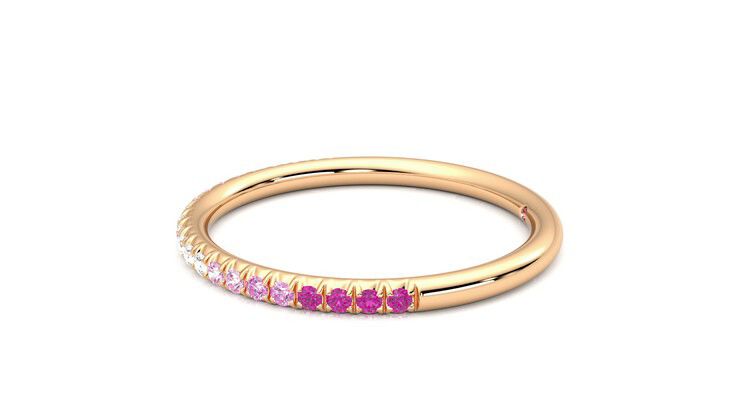 Taylor & Hart Daisy Wedding Ring 360 degree image 21