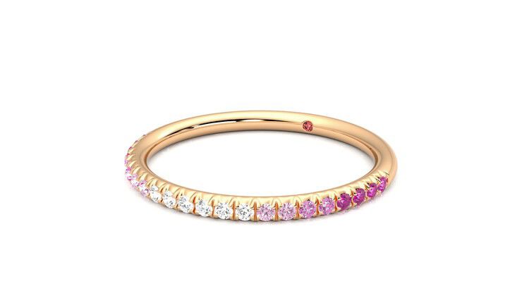 Taylor & Hart Daisy Wedding Ring 360 degree image 25
