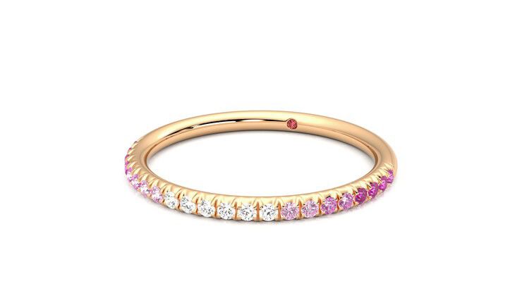 Taylor & Hart Daisy Wedding Ring 360 degree image 26