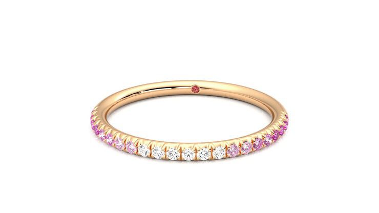 Taylor & Hart Daisy Wedding Ring 360 degree image 28