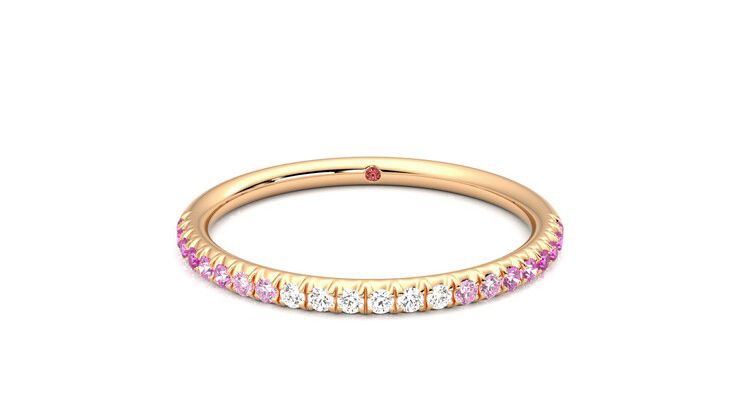 Taylor & Hart Daisy Wedding Ring 360 degree image 29