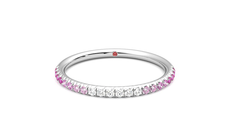Taylor & Hart Daisy Wedding Ring 360 degree image 0