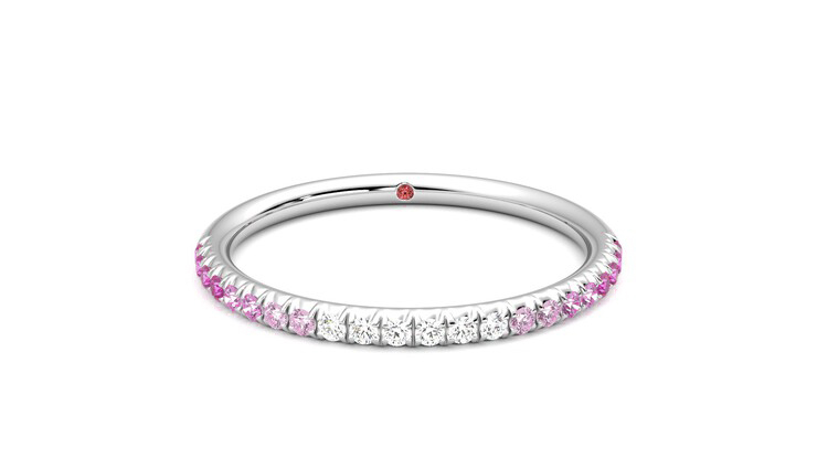 Taylor & Hart Daisy Wedding Ring 360 degree image 1
