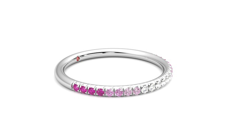Taylor & Hart Daisy Wedding Ring 360 degree image 7