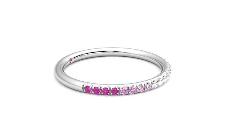 Taylor & Hart Daisy Wedding Ring 360 degree image 8