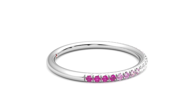 Taylor & Hart Daisy Wedding Ring 360 degree image 9