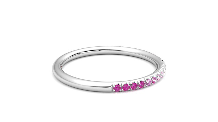 Taylor & Hart Daisy Wedding Ring 360 degree image 10