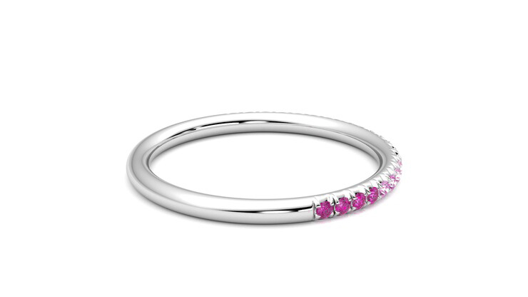 Taylor & Hart Daisy Wedding Ring 360 degree image 11