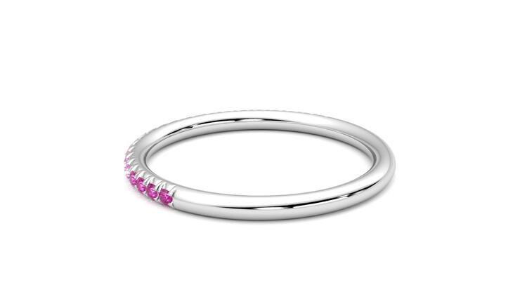 Taylor & Hart Daisy Wedding Ring 360 degree image 18