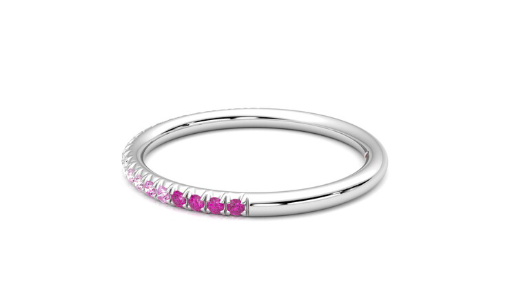 Taylor & Hart Daisy Wedding Ring 360 degree image 20