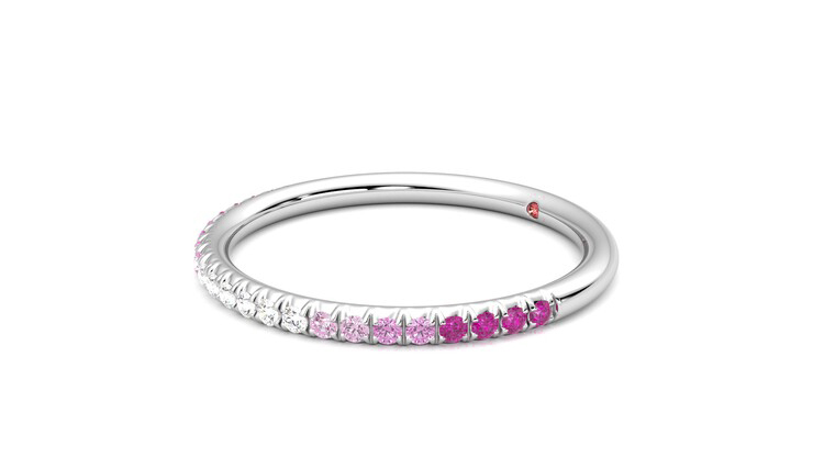 Taylor & Hart Daisy Wedding Ring 360 degree image 23