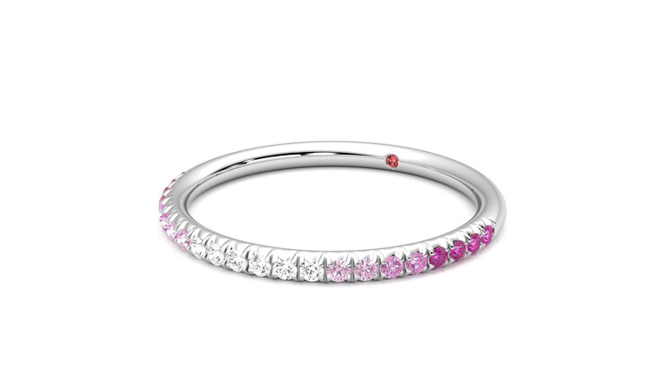 Taylor & Hart Daisy Wedding Ring 360 degree image 25