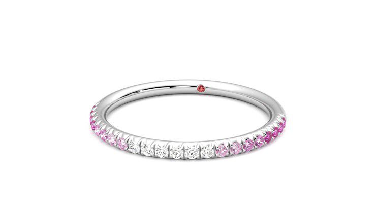 Taylor & Hart Daisy Wedding Ring 360 degree image 27