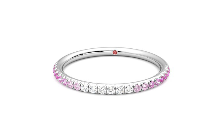 Taylor & Hart Daisy Wedding Ring 360 degree image 28