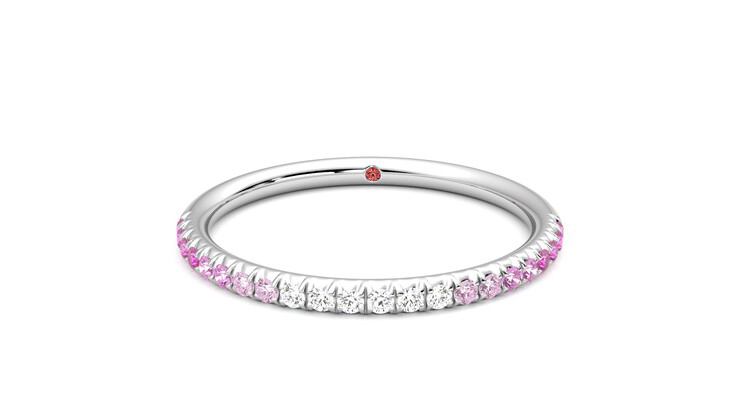 Pink diamond eternity ring on sale uk