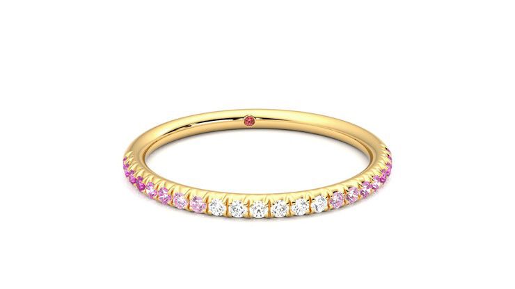 Taylor & Hart Daisy Wedding Ring 360 degree image 2