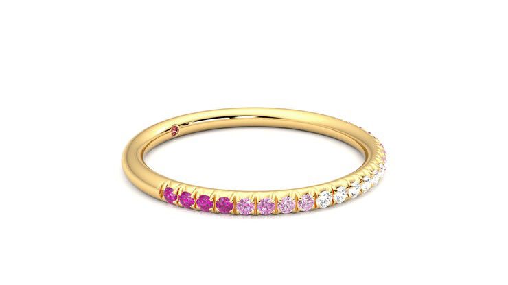Taylor & Hart Daisy Wedding Ring 360 degree image 7