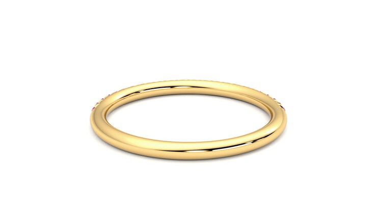 Taylor & Hart Daisy Wedding Ring 360 degree image 15