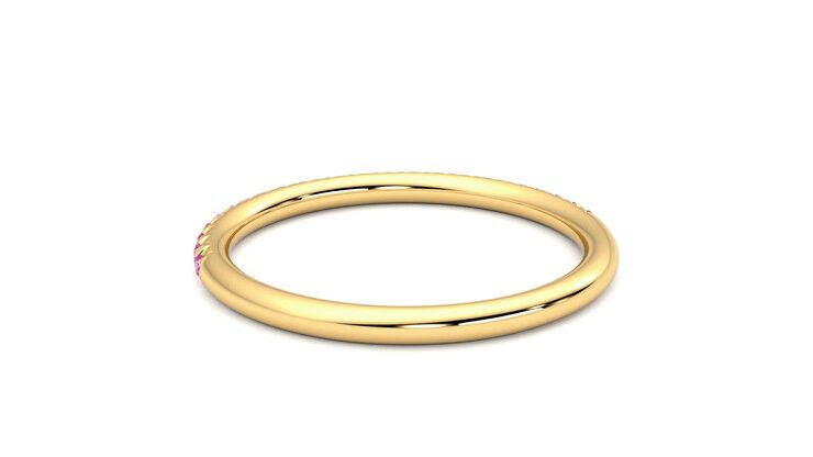 Taylor & Hart Daisy Wedding Ring 360 degree image 16