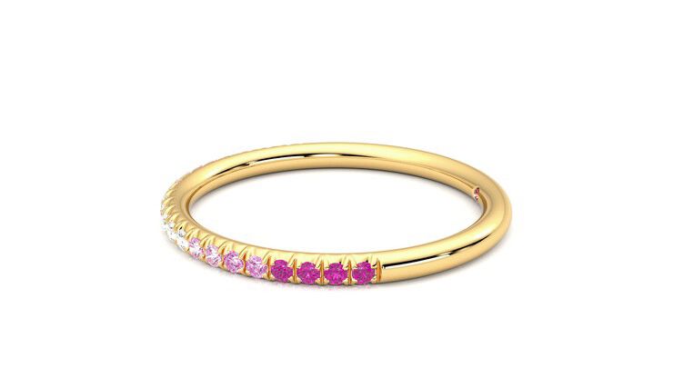 Taylor & Hart Daisy Wedding Ring 360 degree image 21