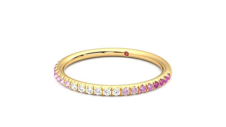 Taylor & Hart Daisy Wedding Ring 360 degree image 26