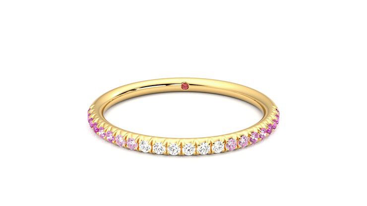 Taylor & Hart Daisy Wedding Ring 360 degree image 29