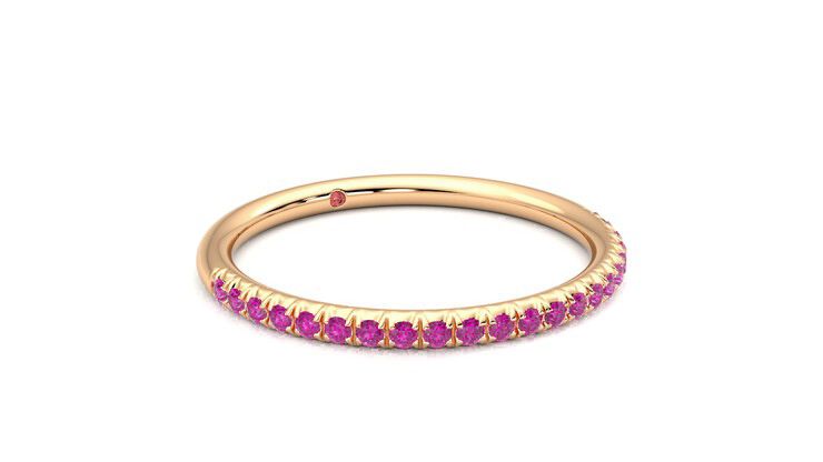 Taylor & Hart Daisy Wedding Ring 360 degree image 5