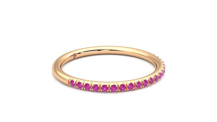 Taylor & Hart Daisy Wedding Ring 360 degree image 7
