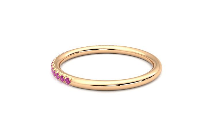 Taylor & Hart Daisy Wedding Ring 360 degree image 18