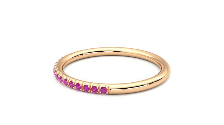 Taylor & Hart Daisy Wedding Ring 360 degree image 20