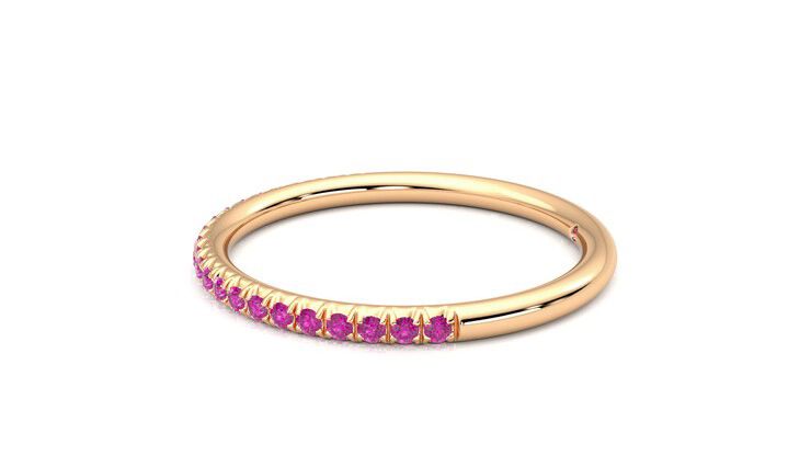 Taylor & Hart Daisy Wedding Ring 360 degree image 21