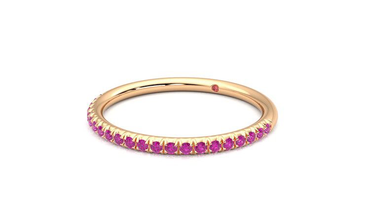 Taylor & Hart Daisy Wedding Ring 360 degree image 25
