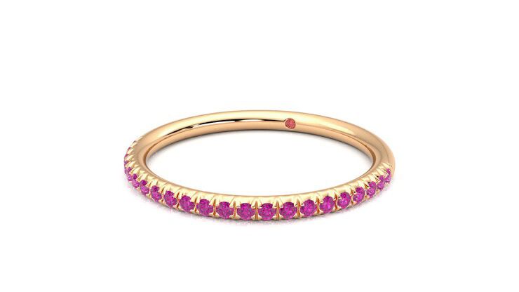 Taylor & Hart Daisy Wedding Ring 360 degree image 26