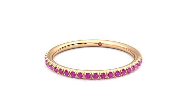 Taylor & Hart Daisy Wedding Ring 360 degree image 27