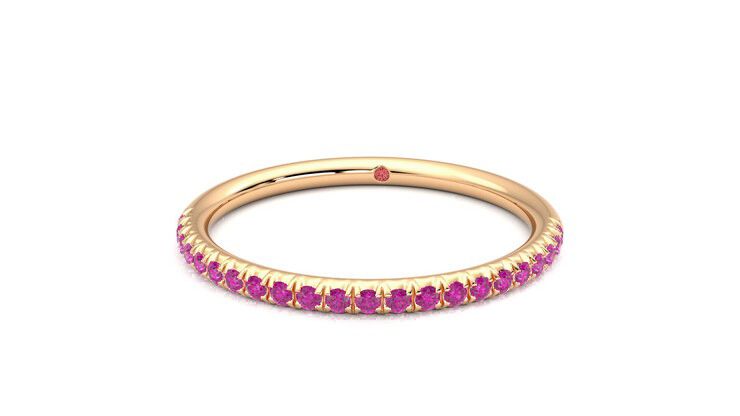 Taylor & Hart Daisy Wedding Ring 360 degree image 28