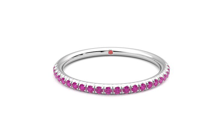 Taylor & Hart Daisy Wedding Ring 360 degree image 1