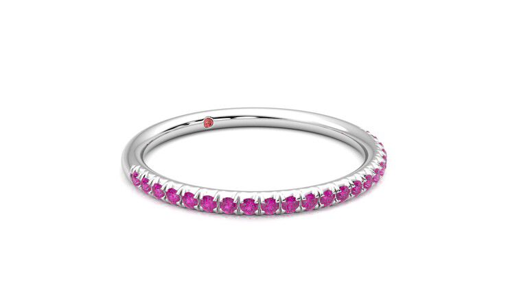 Taylor & Hart Daisy Wedding Ring 360 degree image 5