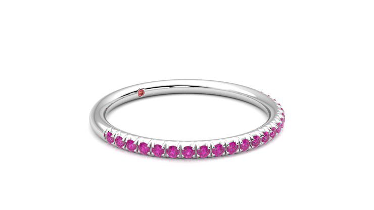 Taylor & Hart Daisy Wedding Ring 360 degree image 6
