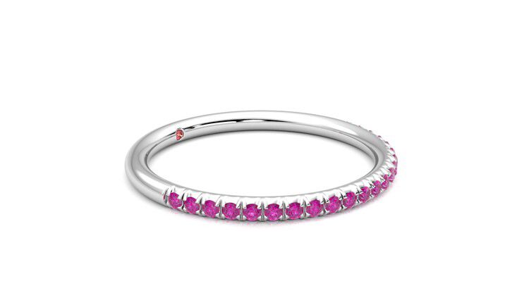 Taylor & Hart Daisy Wedding Ring 360 degree image 7