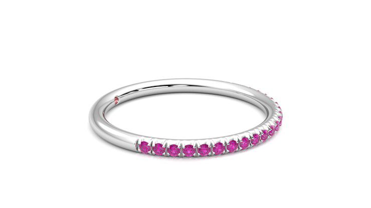Taylor & Hart Daisy Wedding Ring 360 degree image 8