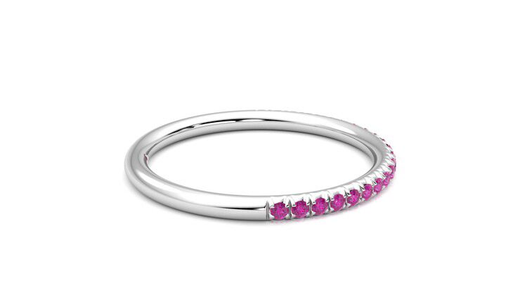 Taylor & Hart Daisy Wedding Ring 360 degree image 10