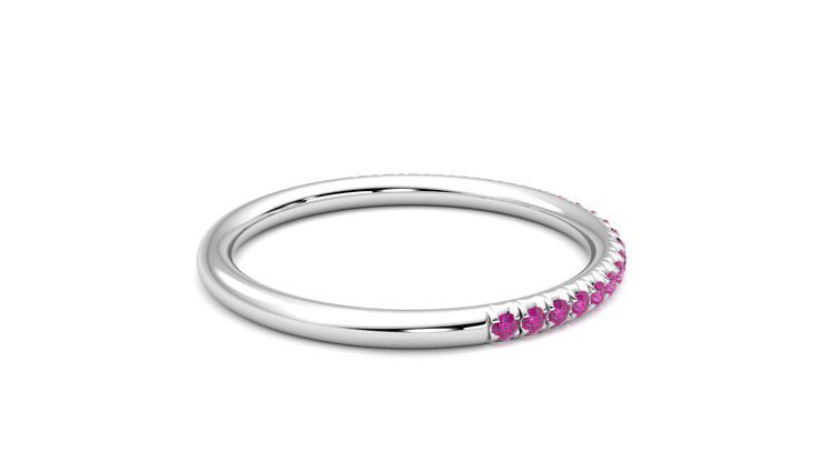 Taylor & Hart Daisy Wedding Ring 360 degree image 11
