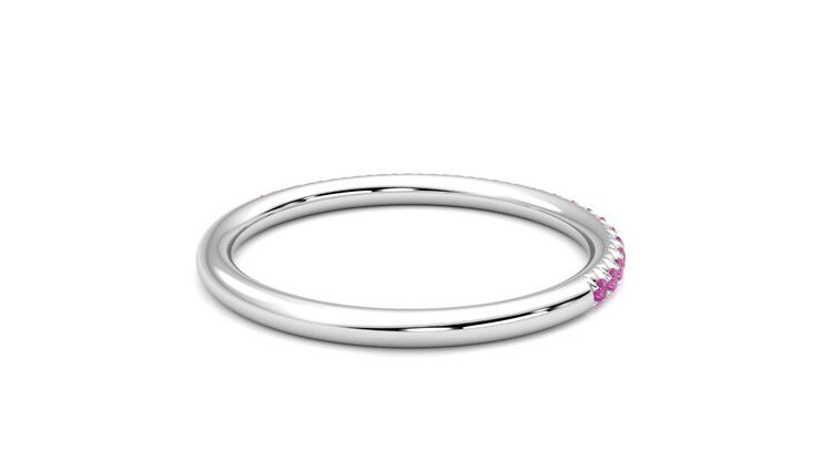 Taylor & Hart Daisy Wedding Ring 360 degree image 13