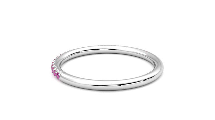 Taylor & Hart Daisy Wedding Ring 360 degree image 17