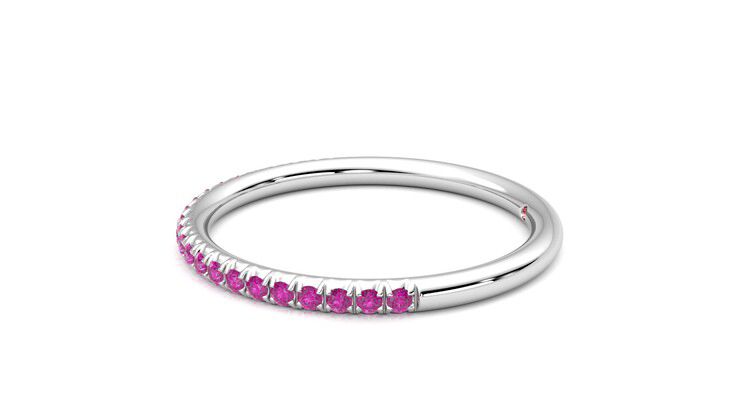 Taylor & Hart Daisy Wedding Ring 360 degree image 21