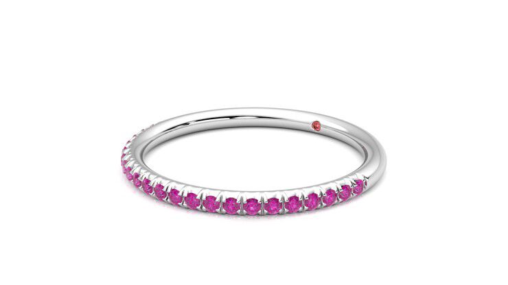 Taylor & Hart Daisy Wedding Ring 360 degree image 24