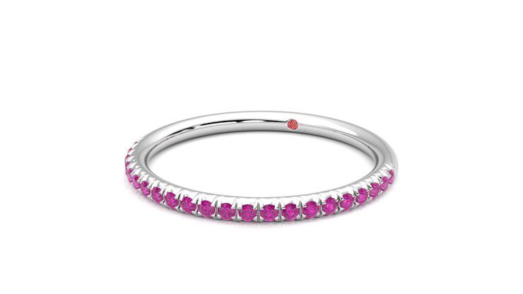 Taylor & Hart Daisy Wedding Ring 360 degree image 26
