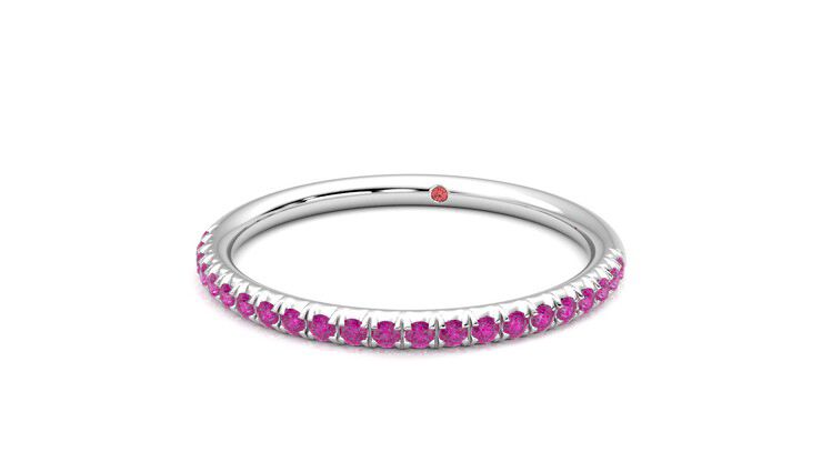 Taylor & Hart Daisy Wedding Ring 360 degree image 27