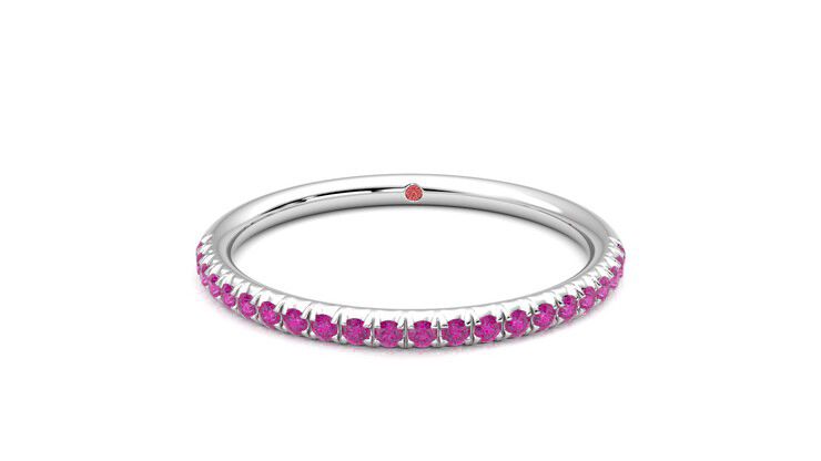 Taylor & Hart Daisy Wedding Ring 360 degree image 29
