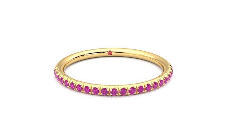 Taylor & Hart Daisy Wedding Ring 360 degree image 2